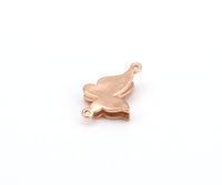 Double Butterfly Shape Connector, Gold/Silver/Rose Gold Butterfly Charm, Necklace Bracelet Charm Pendant,11x18mm,Sku#Y499