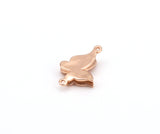 Double Butterfly Shape Connector, Gold/Silver/Rose Gold Butterfly Charm, Necklace Bracelet Charm Pendant,11x18mm,Sku#Y499