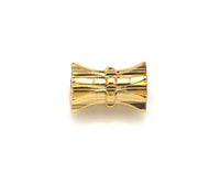 Dainty Hourglass shape Space Bead, Tube Beads, Jewelry Findings, Gold Bracelet Beads,4x6mm, sku#Y321