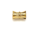 Dainty Hourglass shape Space Bead, Tube Beads, Jewelry Findings, Gold Bracelet Beads,4x6mm, sku#Y321