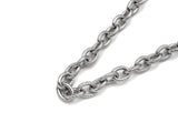 6x8mm Quality Stainless Steel Oval Link Chain by Yard, Texturized Oval Chain, Silver Unfinished Jewelry Chains, Wholesale Chain, sku#A100 Bestbeads&Beyond