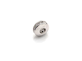 Big Hole CZ Pave Big Hole Spacer beads, Cubic Zirconia Spacer Beads, European Large hole Bead, 4x8mm, sku#Z879