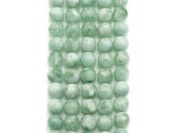 Natural Green Angelite Beads, 6mm/8mm/10mm/12mm Round Smooth Gemstone Beads, Green Angelite, 15.5"Full Strand, sku#U617