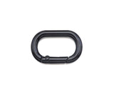 Large Colorful Enamel Oval Spring Clasp, Easy open Spring Gate, Black/Yellow/Pink/White/Blue/Green/Brown Spring Gate, 21x32mm, Sku#H318