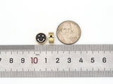 Double Sides Colorful Smiley Face Coin Shape Spacer Beads, Happy Face Jewlery, Enamel Jewelry, Smiley face charm, 10mm,Sku#N58