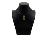 Gold Filled Colorful Baguette CZ Micro Pave Rectangle Shape Pendant, 14K Gold Filled Charm, Necklace Bracelet Charm Pendant,14x25mm,Sku#CP24
