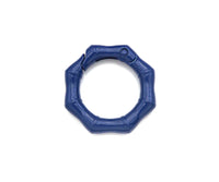 Colorful Enamel Bamboo O Ring Spring Clasp, Octagon Easy ope