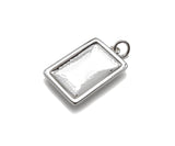 Silver Initial Letter Charm, Alphabet Letter Charm, SKU#F1347C
