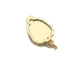 Dianty Embossment Lion Head Shape Pendant/Charm,, Sku#F1368C