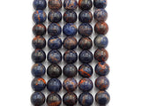 Gorgeous Orange Sodalite Beads, 8mm/10mm Round Smooth, Natural Oragne Sodalite Beads, 15.5" Full Strand, sku#U620