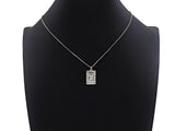 Silver Initial Letter Charm, Alphabet Letter Charm, SKU#F1347C