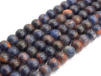 Gorgeous Orange Sodalite Beads, 8mm/10mm Round Smooth, Natural Oragne Sodalite Beads, 15.5" Full Strand, sku#U620
