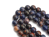 Gorgeous Orange Sodalite Beads, 8mm/10mm Round Smooth, Natural Oragne Sodalite Beads, 15.5" Full Strand, sku#U620