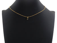 Black CZ Micro Pave Five Star Shape Pendant, Five Star Pave Pendant, Gold plated, 7x9mm, Sku#Z699