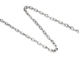 5x8mm Stainless Steel Rectangular Chain by Yard, Silver Unfinished Jewelry Chains, Wholesale Chain, Non-tarnishing Chain, sku#A105