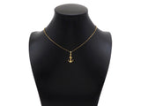 Boat Anchor Shape Pendant/Charm, 18K Gold Charm, Necklace Bracelet Charm Pendant,11x17mm,Sku#FH167