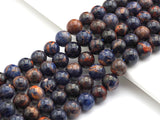 Gorgeous Orange Sodalite Beads, 8mm/10mm Round Smooth, Natural Oragne Sodalite Beads, 15.5" Full Strand, sku#U620