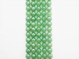 Mystic Plated Natural Faceted Green Aventurine beads, 6mm/8m