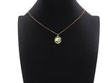 Red Turquoise Stone Coin Pendant/Charm, Sku#L408