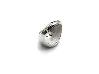 Colorful CZ  Evil Eye With Long Eyelash Open Ring, Sku#Z787