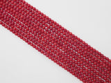 Smooth Round Red Coral beads, Sku#U281
