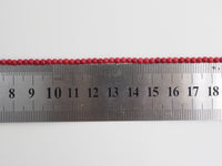Smooth Round Red Coral beads, Sku#U281