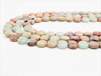 Quality Natural Serpentine Flat Coin Smooth Beads,10mm African Opal beads, Gemstone Beads, 15.5inch strand, SKU#U314