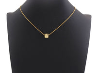 8.5mm Cube Gold/Rose Gold/Silver Alphabet CZ Micro Pave Large Hol