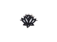 Lotus Flower Connector Charm, Gold/Rose Gold/Silver/Gunmetal Color Flower Charm, 16x20mm, sku#Z958