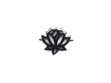 Lotus Flower Connector Charm, Gold/Rose Gold/Silver/Gunmetal Color Flower Charm, 16x20mm, sku#Z958