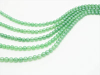 Mystic Plated Natural Faceted Green Aventurine beads, 6mm/8m