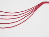 Smooth Round Red Coral beads, Sku#U281