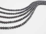 Smooth Round Africa Turquoise beads, 6mm/8mm/10mm/12mm Gray Gemstone beads, Africa Turquoise beads, 15.5inch strand, SKU#U265