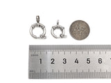 High Quality Stainless Steel Sailor's Clasp, Spring Connector Clasp, Stainless Steel Spring Gate, Connector Ring, 12mm/14mm, sku#C115