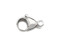 High Quality Stainless Steel Lobster Claw Clasp, Simple Lobster claw clasp, Silver Lobster Claw, 12mm/15mm Wholesale Lobster Claw, sku#C116