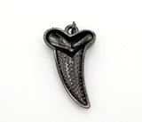 CZ Micro Pave Horn With Heart Pendant/Charm,Cubic Zirconia Paved Charm, Necklace Bracelet Charm Pendant, 22x37mm,sku#F513