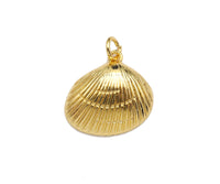 Gold silver Shell Shape Pendant/Charm,sku#L411