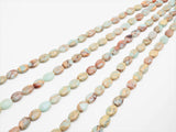 Quality Natural African Opal Flat Oval Smooth Beads, 8x10/10x14mm African Opal beads, Gemstone Beads, 15.5inch strand, SKU#U315