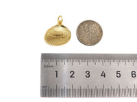 Gold silver Shell Shape Pendant/Charm,sku#L411