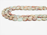 Quality Natural African Opal Flat Oval Smooth Beads, 8x10/10x14mm African Opal beads, Gemstone Beads, 15.5inch strand, SKU#U315