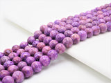 Smooth Round Africa Turquoise beads, 6mm/8mm/10mm/12mm Purple Gemstone beads, Africa Turquoise beads, 15.5inch strand, SKU#U266