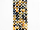 High Quality Natural Golden Blue Round Tiger Eye beads, 6mm/8mm/10mm/12mm/14mm Genuine Beads, Tiger Eye Beads, 15.5inch strand, SKU#U285