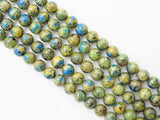 Top Quality Natural K2 Jasper Smooth Round Beads,6mm/10mm/12mm/14mm/16mm Greenish Blue Gemstone Beads,15.5" Full Strand,SKU#U317