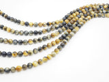 High Quality Natural Golden Blue Round Tiger Eye beads, 6mm/8mm/10mm/12mm/14mm Genuine Beads, Tiger Eye Beads, 15.5inch strand, SKU#U285