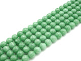 High Quality Natural Dark Green Angelite Beads, 6mm/8mm/10mm/12mm Round Smooth Beads, 15.5'' Full Strand, Sku#U1130