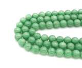 High Quality Natural Dark Green Angelite Beads, 6mm/8mm/10mm/12mm Round Smooth Beads, 15.5'' Full Strand, Sku#U1130