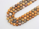 Natural Faceted Crazy Lace Agate beads, 4mm/6mm/10mm/12mm/14mm Natural Yellow Gemstone beads, Natural Agate Beads, 15.5inch strand, SKU#U241