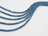 Natural Blue African Turquoise beads, Round Smooth 6mm/8mm/10mm Natural Gemstone Beads,Turquoise Beads, 15.5'' Full Strand, SKU#U298