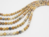 Natural Faceted Crazy Lace Agate beads, 4mm/6mm/10mm/12mm/14mm Natural Yellow Gemstone beads, Natural Agate Beads, 15.5inch strand, SKU#U241