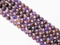 Quality Natural Purple Phatom Round Smooth Beads, 6mm/8mm/10mm/12mm beads, Purple Gemstone Beads, 15.5inch strand, SKU#U307